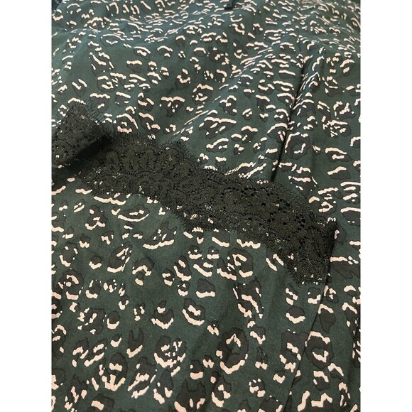 Victoria's Secret L Women’s PJ’s Top Long Button Up L Draw String Bottom Lace - Picture 5 of 5